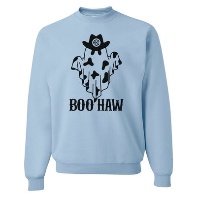 Monogrammed 'Boo-Haw' Crewneck Sweatshirt - United Monograms