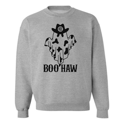 Monogrammed 'Boo-Haw' Crewneck Sweatshirt - United Monograms