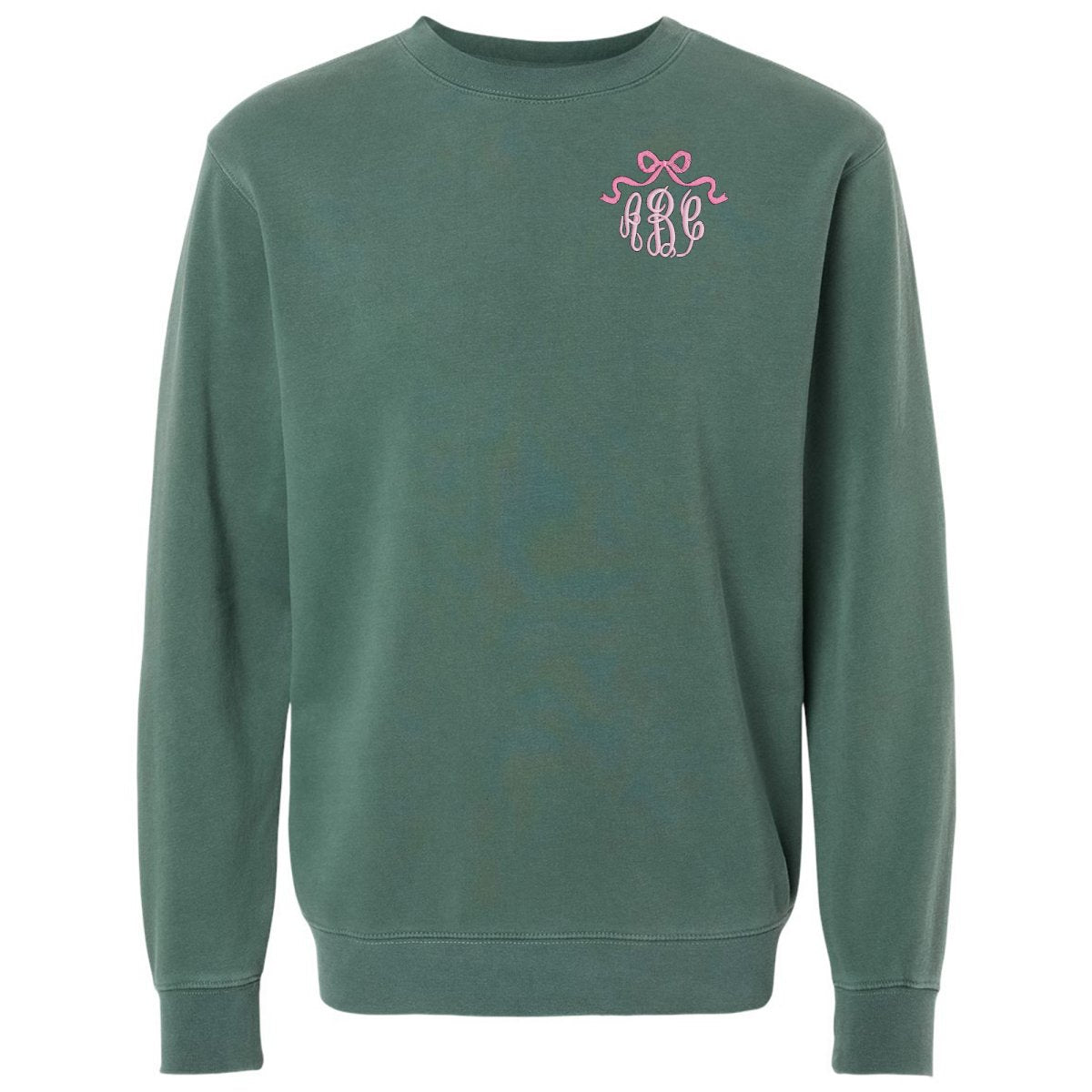 Monogrammed 'Bow' Cozy Crew - United Monograms