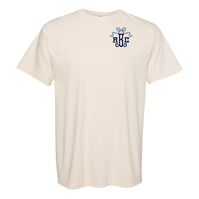 Monogrammed 'Bow' T-Shirt - United Monograms