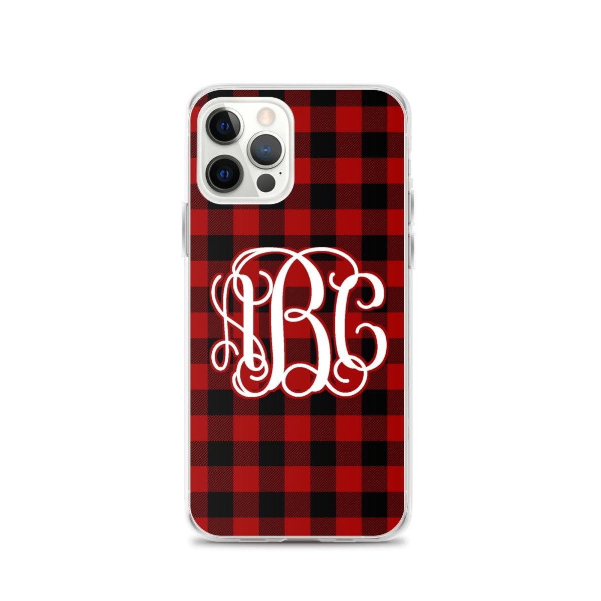 Monogrammed 'Buffalo Check' iPhone Case - United Monograms