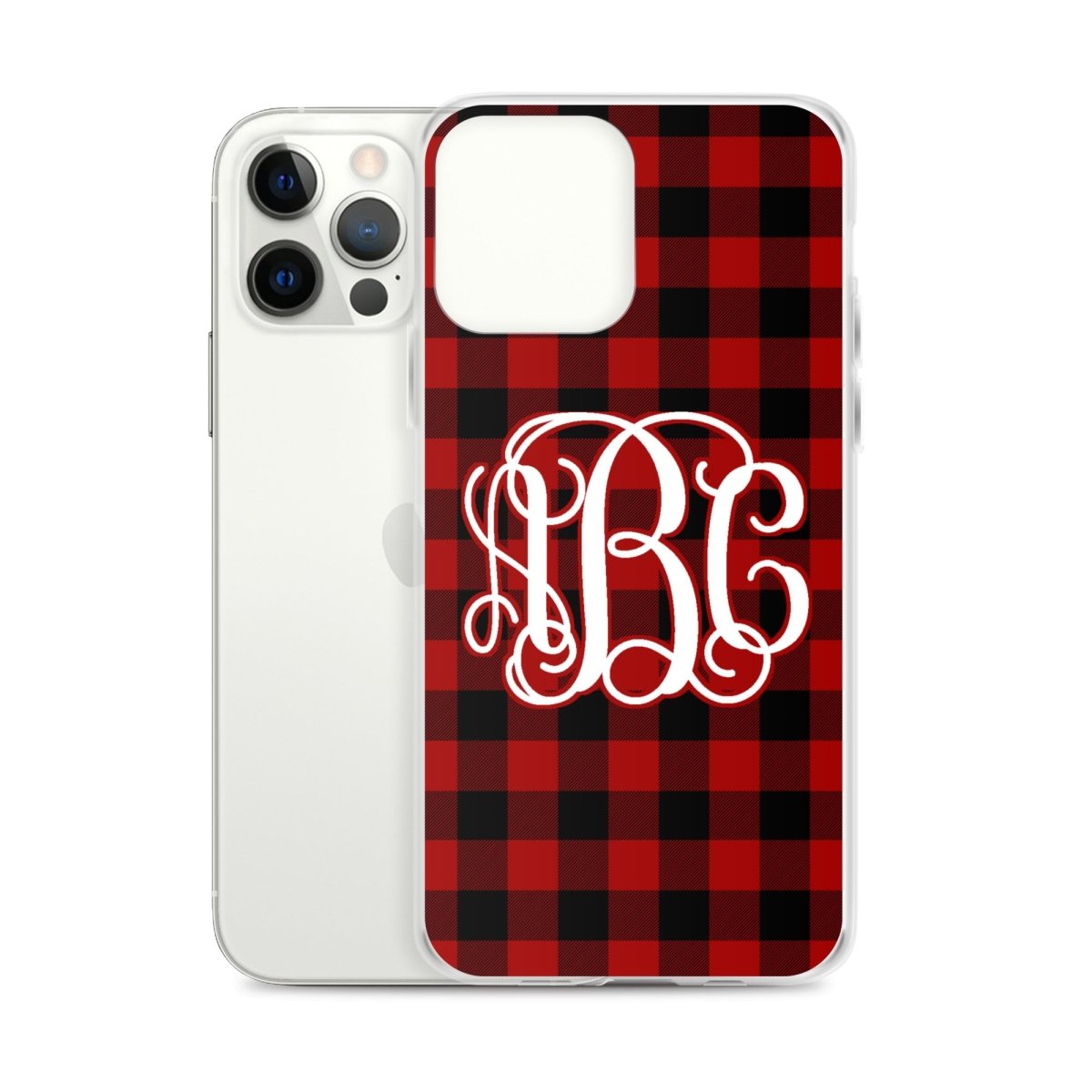 Monogrammed 'Buffalo Check' iPhone Case - United Monograms