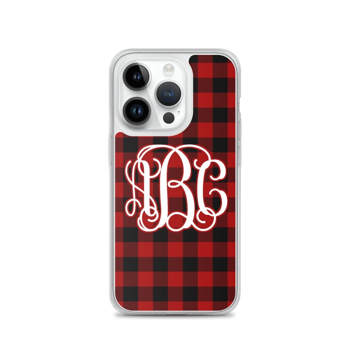 Monogrammed 'Buffalo Check' iPhone Case - United Monograms