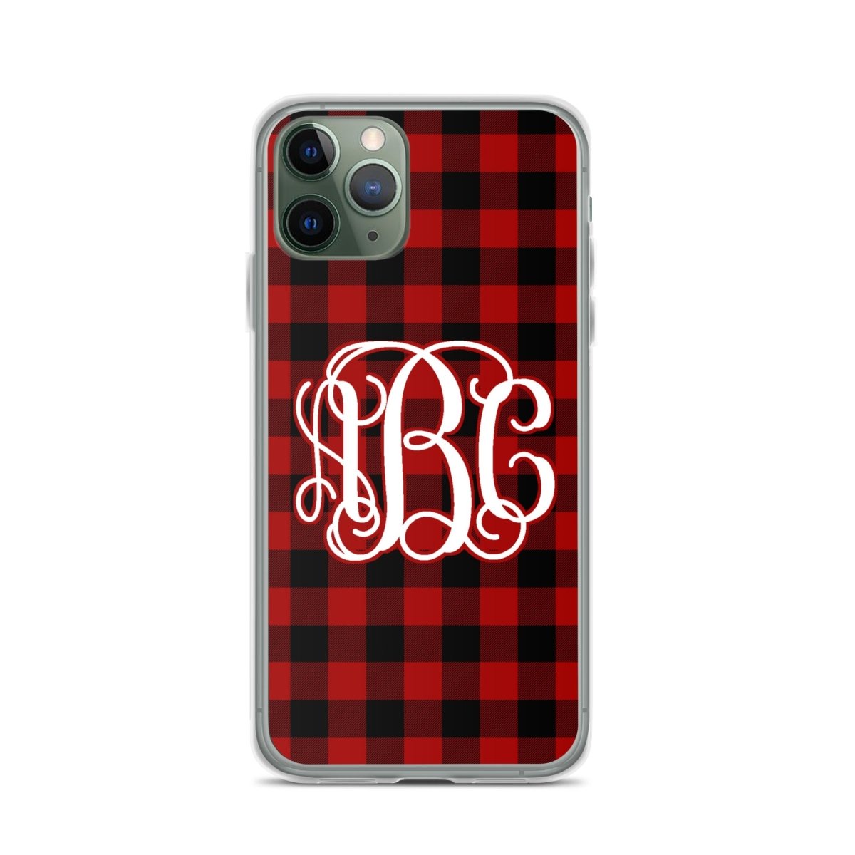 Monogrammed 'Buffalo Check' iPhone Case - United Monograms