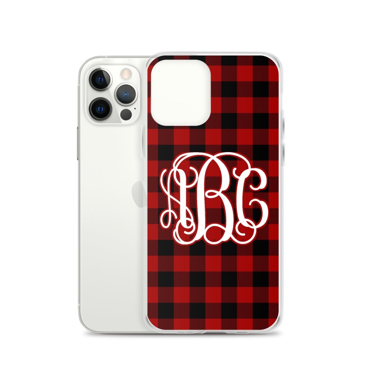 Monogrammed 'Buffalo Check' iPhone Case - United Monograms