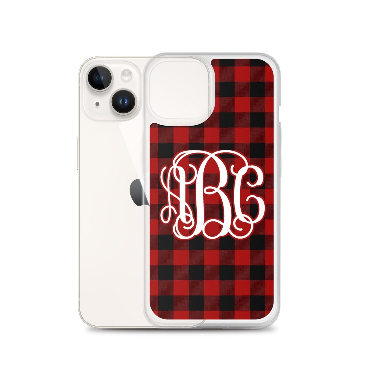 Monogrammed 'Buffalo Check' iPhone Case - United Monograms