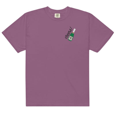 Monogrammed Champagne 'Cheers' T-Shirt - United Monograms