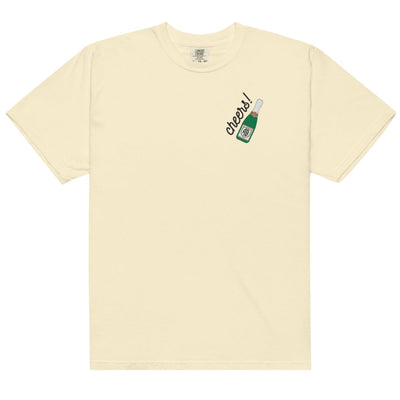 Monogrammed Champagne 'Cheers' T-Shirt - United Monograms