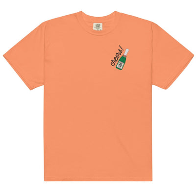 Monogrammed Champagne 'Cheers' T-Shirt - United Monograms