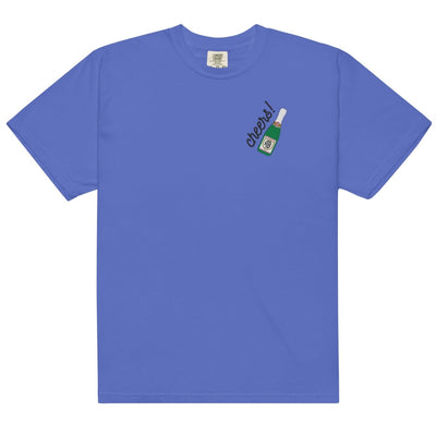 Monogrammed Champagne 'Cheers' T-Shirt - United Monograms