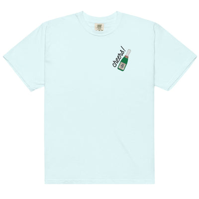 Monogrammed Champagne 'Cheers' T-Shirt - United Monograms