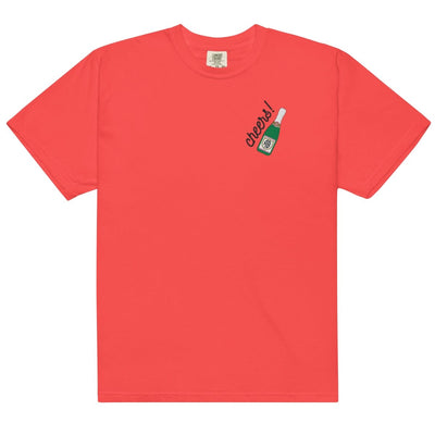 Monogrammed Champagne 'Cheers' T-Shirt - United Monograms