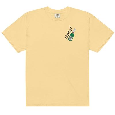 Monogrammed Champagne 'Cheers' T-Shirt - United Monograms