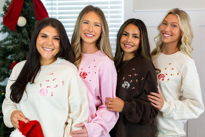 Monogrammed ‘Champagne Showers’ Crewneck Sweatshirt - United Monograms