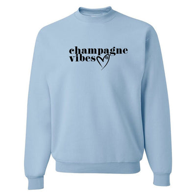 Monogrammed 'Champagne Vibes' Crewneck Sweatshirt - United Monograms