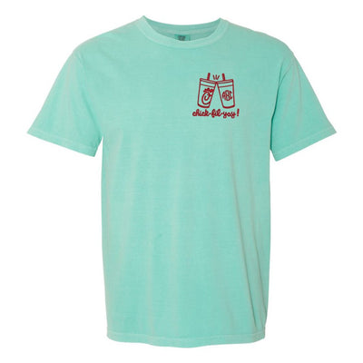 Monogrammed 'Chick Cheers' Tee - United Monograms
