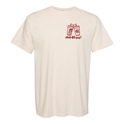 Monogrammed 'Chick Cheers' Tee - United Monograms