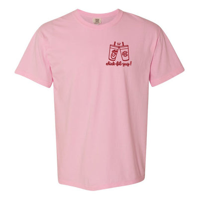 Monogrammed 'Chick Cheers' Tee - United Monograms