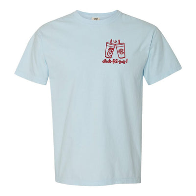 Monogrammed 'Chick Cheers' Tee - United Monograms