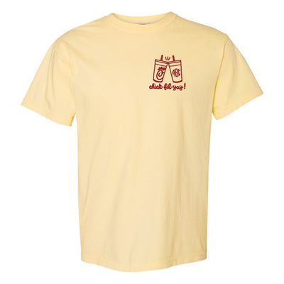 Monogrammed 'Chick Cheers' Tee - United Monograms