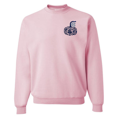 Monogrammed 'Chinoiserie Pumpkin' Crewneck Sweatshirt - United Monograms