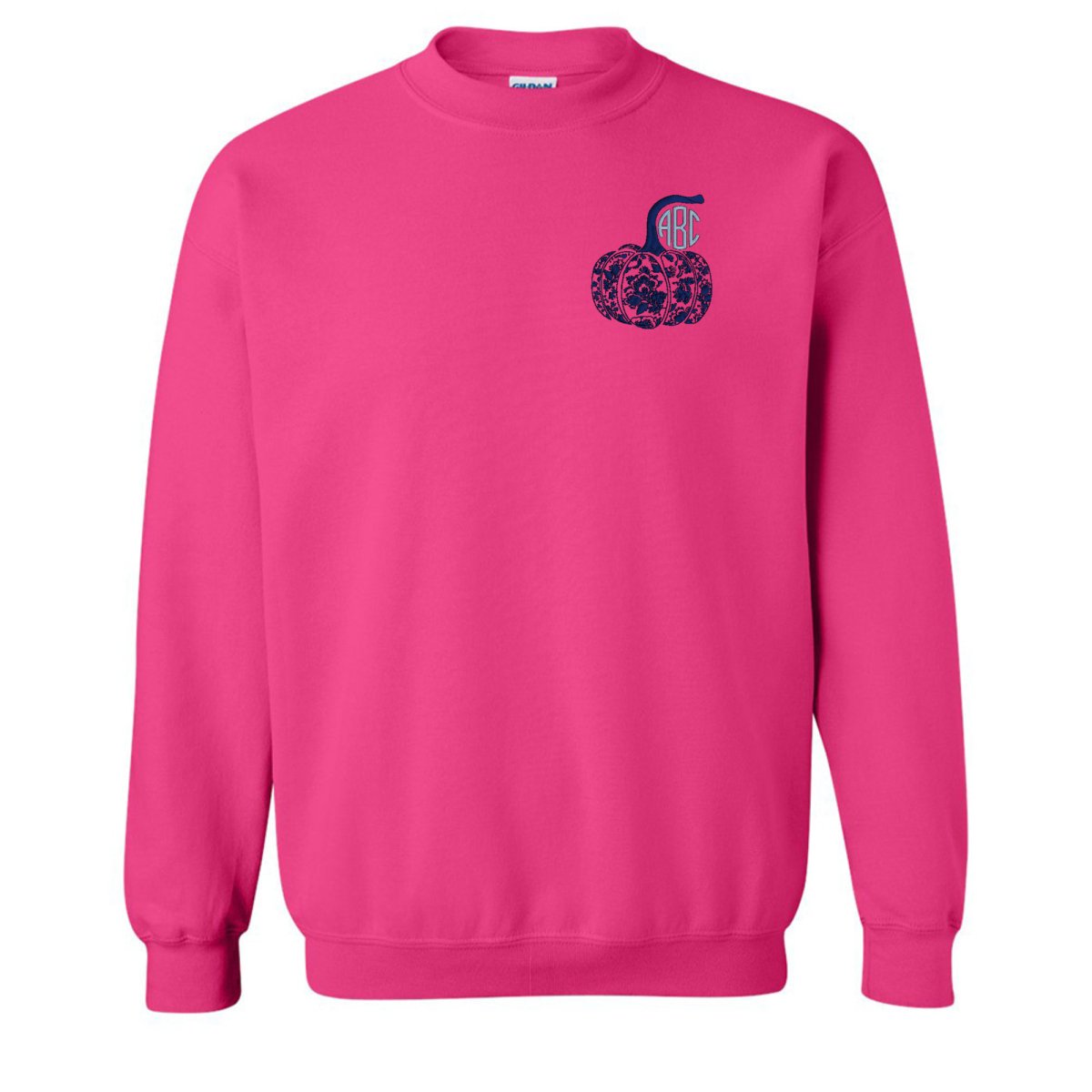 Monogrammed 'Chinoiserie Pumpkin' Crewneck Sweatshirt - United Monograms