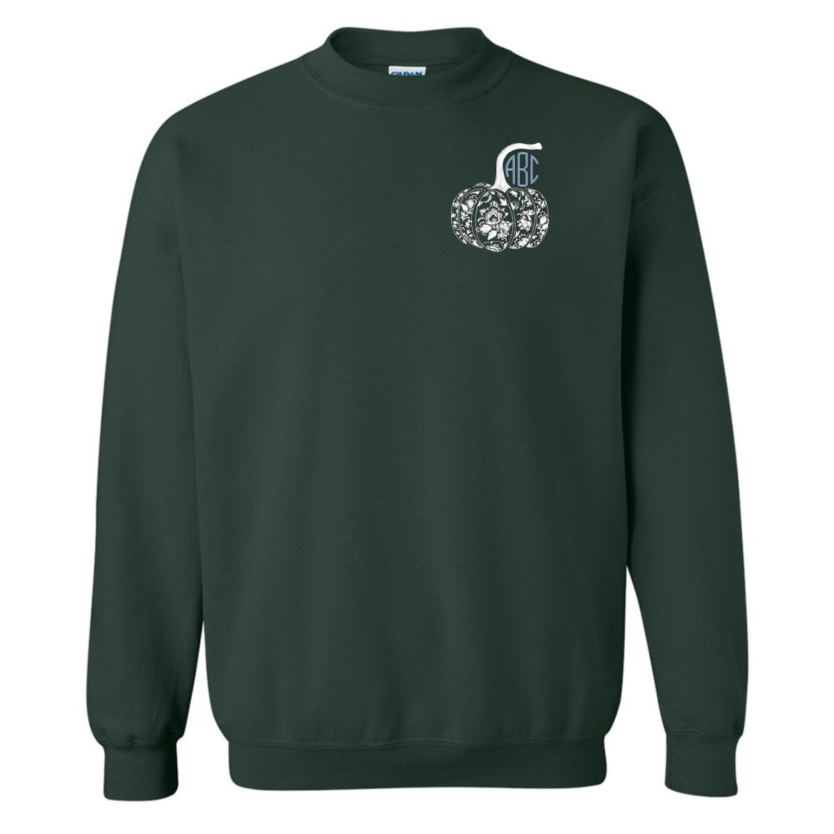 Monogrammed 'Chinoiserie Pumpkin' Crewneck Sweatshirt - United Monograms