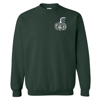 Monogrammed 'Chinoiserie Pumpkin' Crewneck Sweatshirt - United Monograms