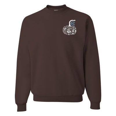 Monogrammed 'Chinoiserie Pumpkin' Crewneck Sweatshirt - United Monograms