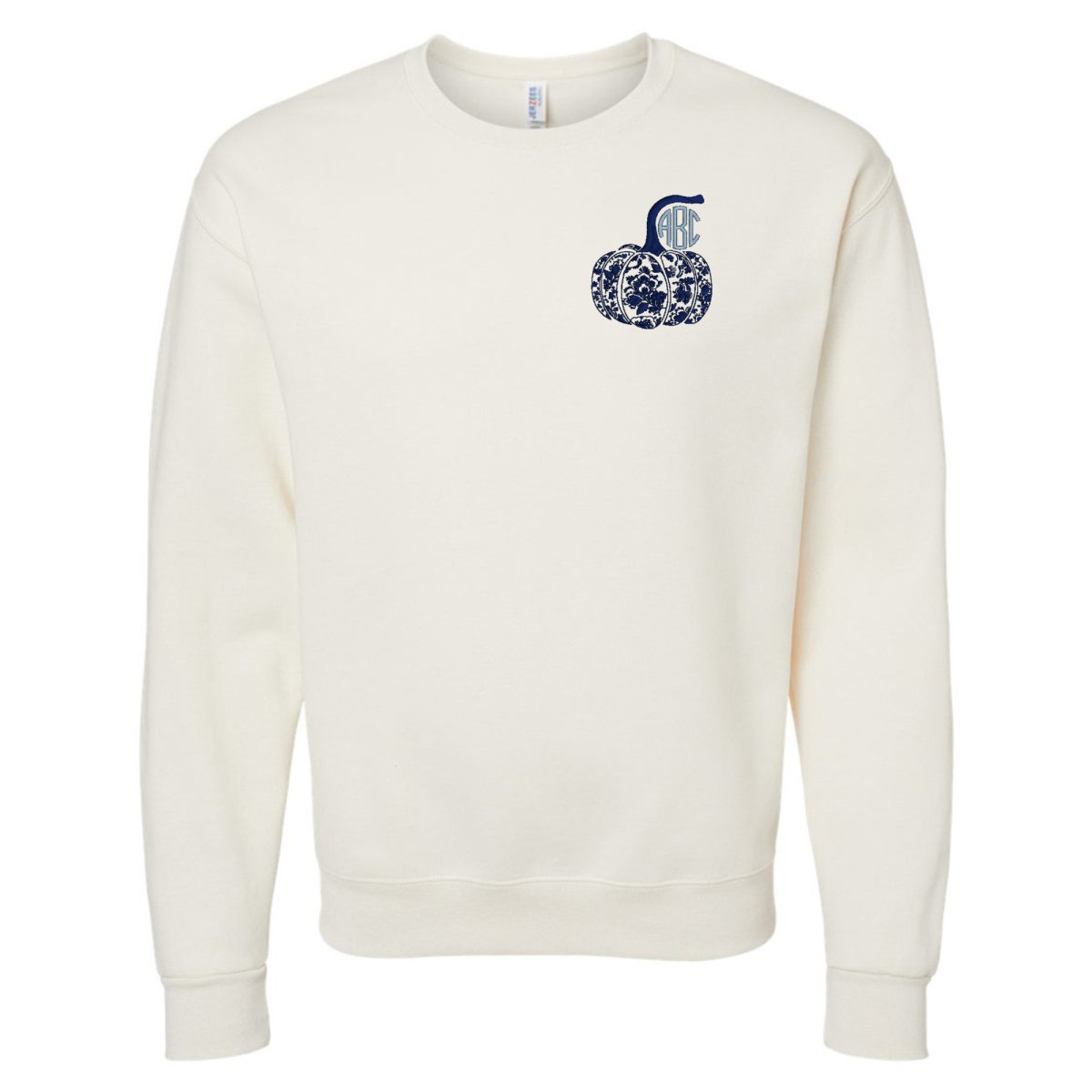 Monogrammed 'Chinoiserie Pumpkin' Crewneck Sweatshirt - United Monograms