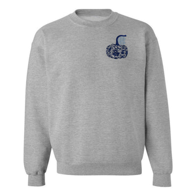 Monogrammed 'Chinoiserie Pumpkin' Crewneck Sweatshirt - United Monograms
