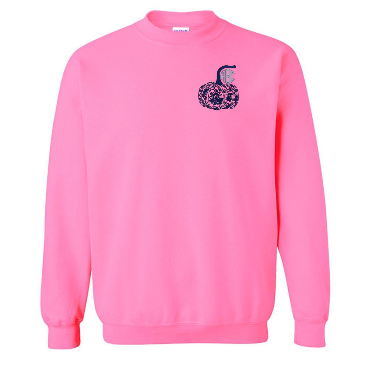 Monogrammed 'Chinoiserie Pumpkin' Crewneck Sweatshirt - United Monograms