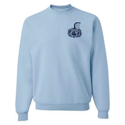 Monogrammed 'Chinoiserie Pumpkin' Crewneck Sweatshirt - United Monograms