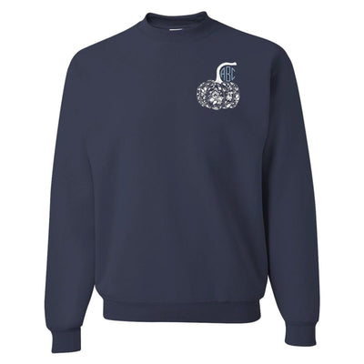 Monogrammed 'Chinoiserie Pumpkin' Crewneck Sweatshirt - United Monograms