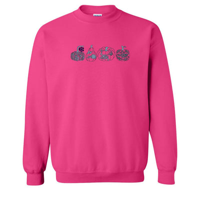 Monogrammed 'Chinoiserie Pumpkin Set' Embroidered Sweatshirt - United Monograms