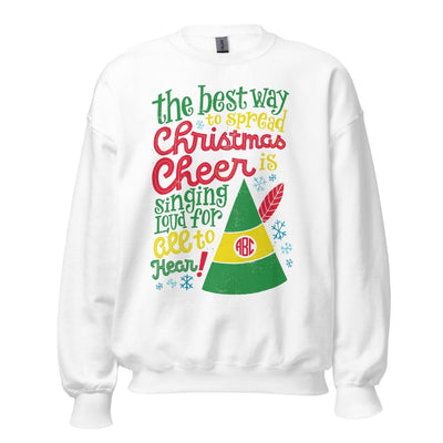 Monogrammed 'Christmas Cheer' Crewneck Sweatshirt - United Monograms