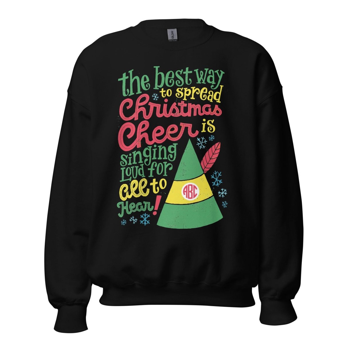Monogrammed 'Christmas Cheer' Crewneck Sweatshirt - United Monograms