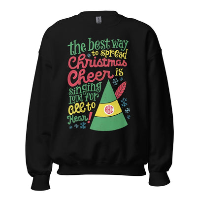 Monogrammed 'Christmas Cheer' Crewneck Sweatshirt - United Monograms