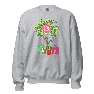 Monogrammed 'Christmas Down South' Crewneck Sweatshirt - United Monograms