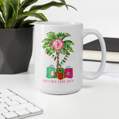 Monogrammed 'Christmas Down South' Mug - United Monograms
