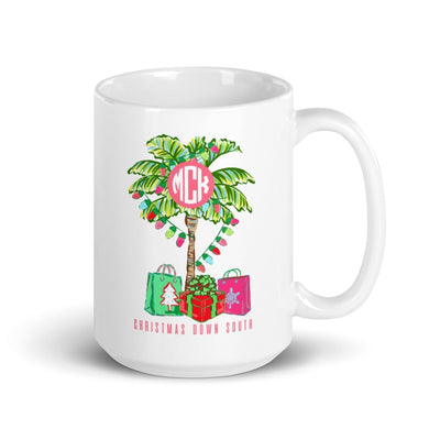 Monogrammed 'Christmas Down South' Mug - United Monograms