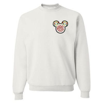 Monogrammed Christmas Mickey Crewneck Sweatshirt - United Monograms