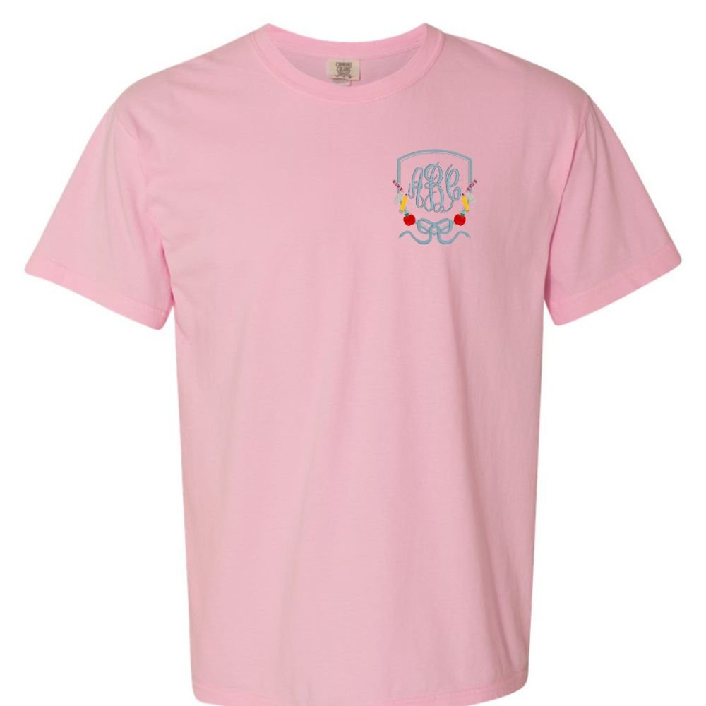 Monogrammed 'Classroom Crest Royalty' T-Shirt - United Monograms