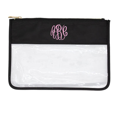 Monogrammed Clear Pouch - United Monograms