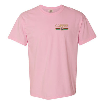 Monogrammed Coffee Designer Dupe T-Shirt - United Monograms