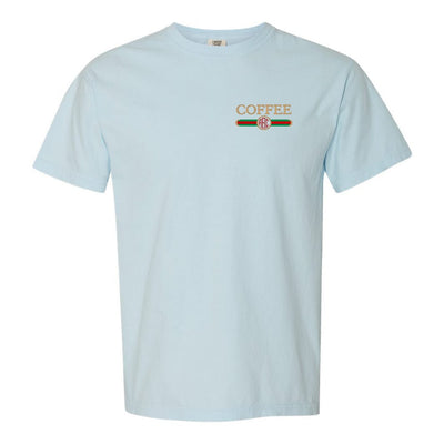 Monogrammed Coffee Designer Dupe T-Shirt - United Monograms