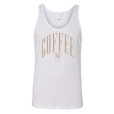 Monogrammed 'Coffee' Premium Tank Top - United Monograms