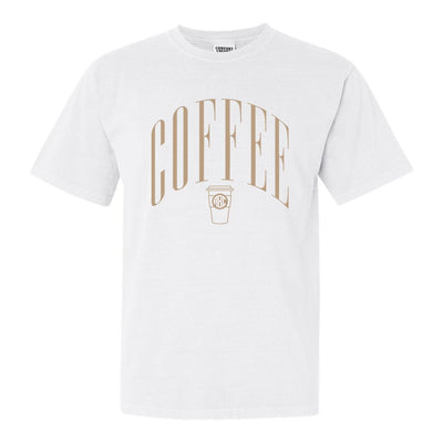Monogrammed 'Coffee' T-Shirt - United Monograms