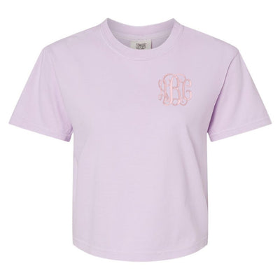 Monogrammed Comfort Colors Boxy T-Shirt - United Monograms