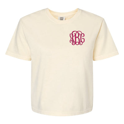 Monogrammed Comfort Colors Boxy T-Shirt - United Monograms